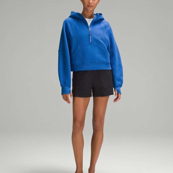 lululemon athletica Tops - NWT Lululemon Scuba Oversized Half-Zip Hoodie, XS/S, Blazer Blue Tone